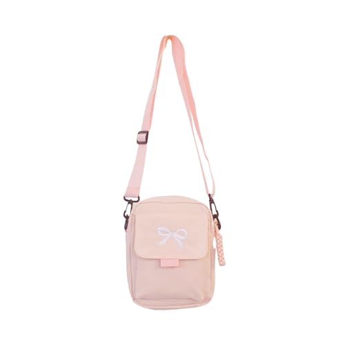 alloneslife Mode Nylon Umhängetasche Für Frauen Und Mädchen Bowknot Crossbody Bags ANADTUETLE SATCHEL Geldbörse Für Den Täglichen Gebrauch Ungezwungenes Versammlungszubehör von alloneslife