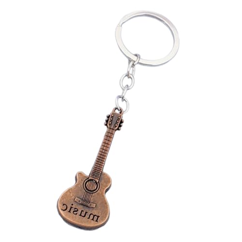 alloneslife Niedlichkeit Ästhetischer Gitarre Schlüsselbund Großartige Schlüssel Accessoire Gitarren Schlüsselanhänger Legierungstextur Für Musikfestivals Geeignet von alloneslife