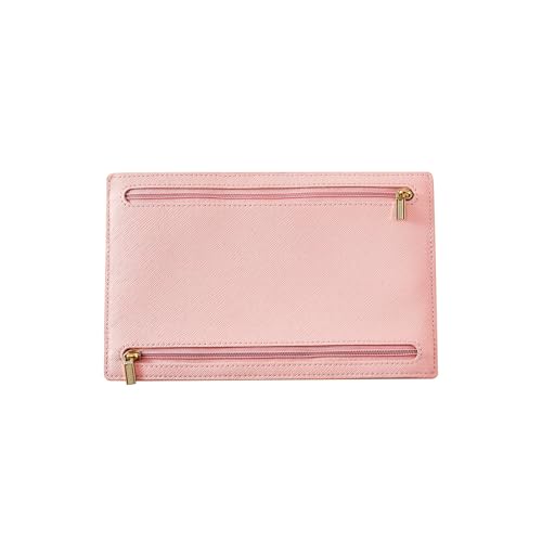 alloneslife Pässe Brieftasche PU Leder Konstruktion Sicherer Zippers Fach Technologiekartenhalter Für Internationale Reisende Urlaub Essentielles Passkarten Organisator von alloneslife