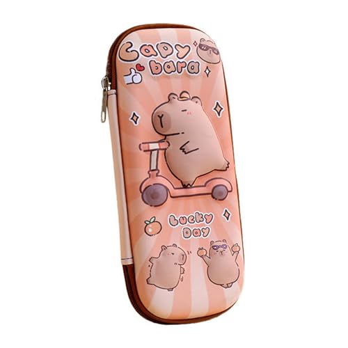 alloneslife Panda-Federmäppchen, Tier-Federmäppchen, große Kapazität, Stifttasche für die Organisation von Schulbedarf, Kapibala von alloneslife