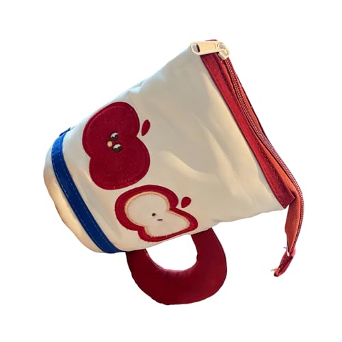 alloneslife Schöne Bleistiftkoffer Stift Teetasse Formbeutel Große Kapazitätstaschenbeutel Schulbüroversorgungen Beutel Teetasse Form Cartoon Große Kapazität von alloneslife