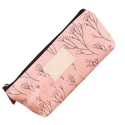 alloneslife Schulstiftkoffer Canvas Box Fashion Blumenstifttasche Für Markier von alloneslife