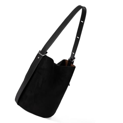 alloneslife Stilvolle Umhängetasche Für Frauen Große Kapazität Sllouchy Retro Eimer Handtasche Tasche Satchel Achselgrundstück Für Den Täglichen Gebrauch Frauenschulter von alloneslife