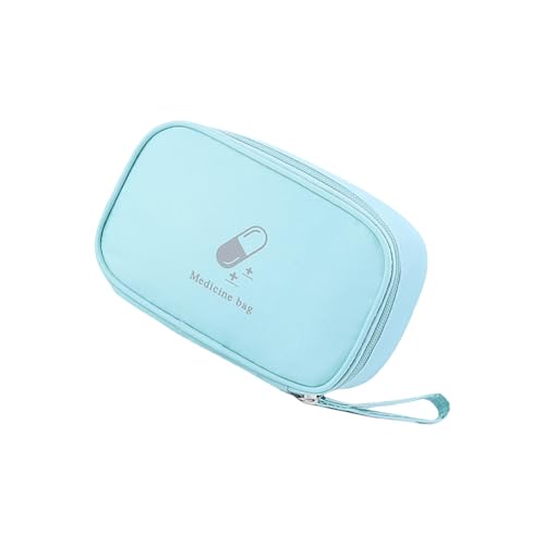 alloneslife Tragbare Erste Aid Bag Leere Medizinische Reisemedizinbeutel Doppelzipper Handy Pills Tasche Für Home Medicine Organizer von alloneslife