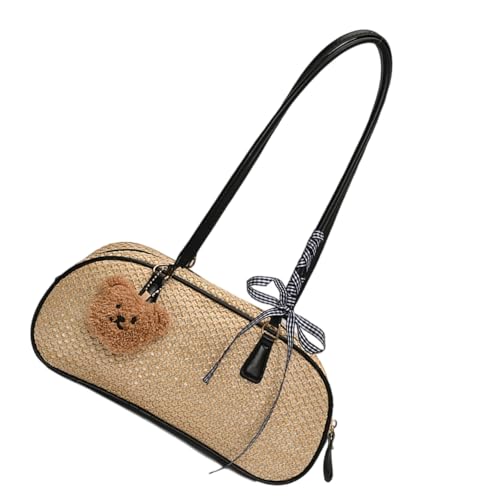 alloneslife Umhängetasche Für Frauen Trendige Abend Clutches Handtasche Gewebt Unter Den Armversuchern Hoboes Toted Handtasche Mit Reißverschlusskupplungen Mit Reißverschluss von alloneslife