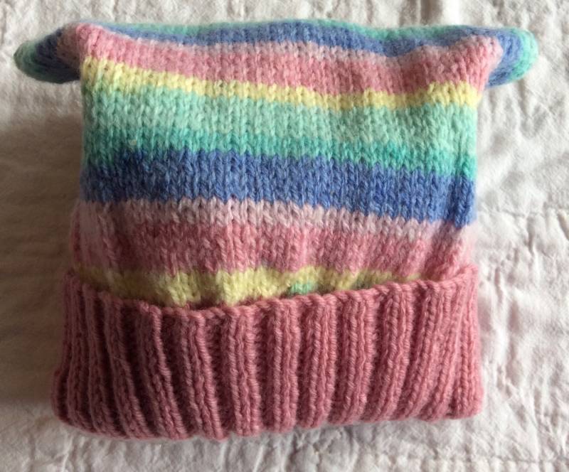 Hand Gestrickte Hut Passen 3 Bis 6 Monate Baby - Sofort Lieferbar von allsortsknitwear