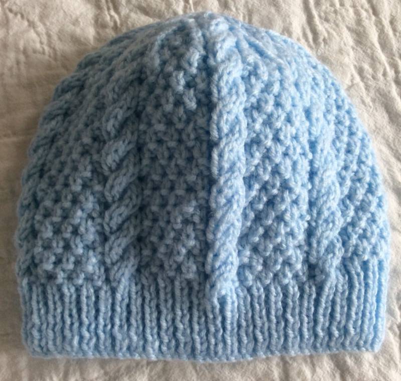 Hand Gestrickte Mütze Hut Passen 6 Bis 12 Monate Baby von allsortsknitwear