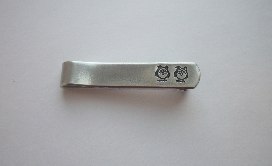 Eulen Paar Aluminium Krawattenklammer/- Hochzeitsfeier Trauzeuge Geschenk Valentinstagsgeschenk Personalisiert Eulen Paar Aluminium Krawattenklammer/- Hochzeitsfeier Trauzeuge Geschenk Valentinstagsgeschenk Personalisiert von allstrungout1