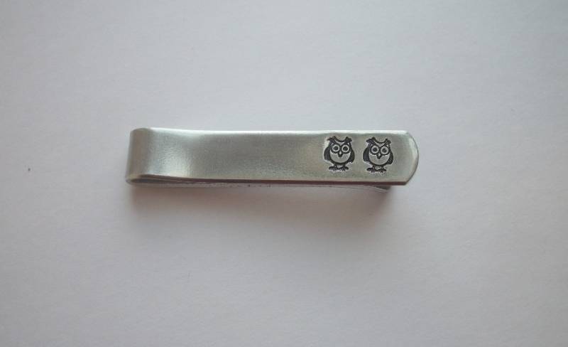 Eulen Paar Aluminium Krawattenklammer/- Hochzeitsfeier Trauzeuge Geschenk Valentinstagsgeschenk Personalisiert Eulen Paar Aluminium Krawattenklammer/- Hochzeitsfeier Trauzeuge Geschenk Valentinstagsgeschenk Personalisiert von allstrungout1