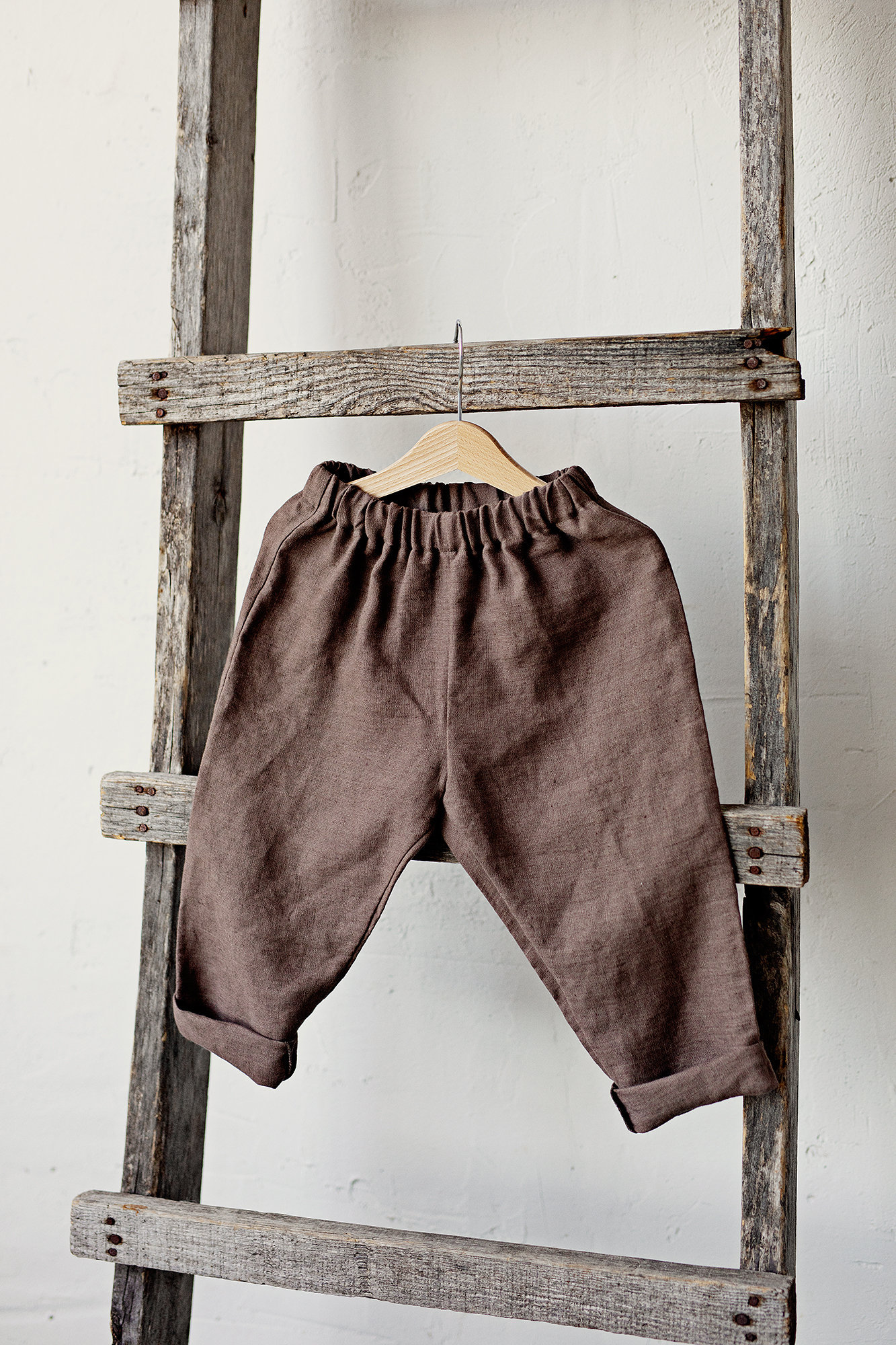 Cacao Leinenhose, Unisex Verschiedene Stickereien, Leinenhose Kinder, Mädchen, Jungen von allthebeautifullinen