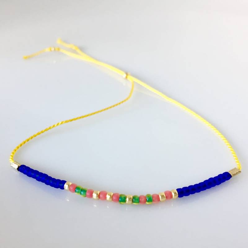 Frieden-Morse-Code-Armband - Gelb Frieden-Morse-Code-Armband - Gelb von allthesprinklesshop