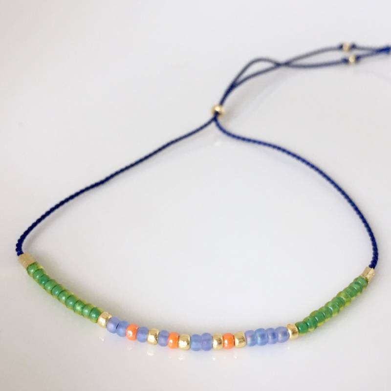 Glauben-Morse-Code-Armband - Blau Glauben-Morse-Code-Armband - Blau von allthesprinklesshop