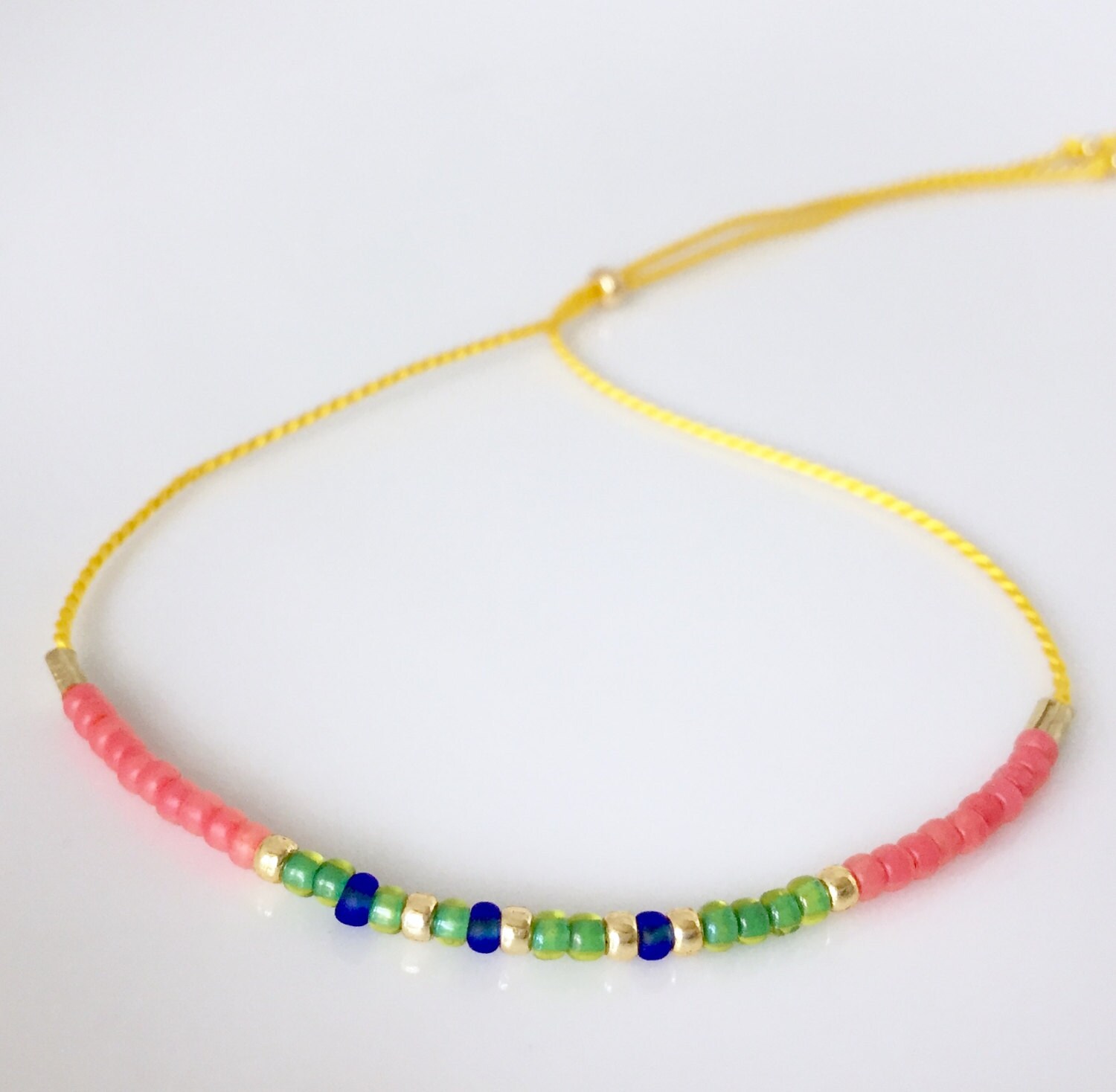 Glauben-Morse-Code-Armband - Gelb Glauben-Morse-Code-Armband - Gelb von allthesprinklesshop