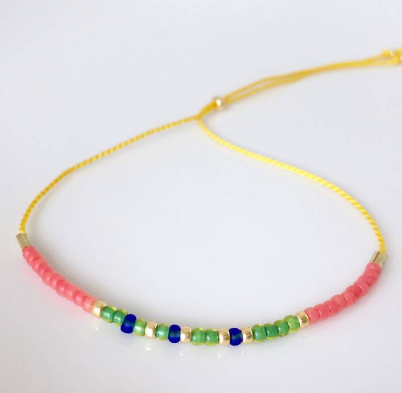 Glauben-Morse-Code-Armband - Gelb Glauben-Morse-Code-Armband - Gelb von allthesprinklesshop