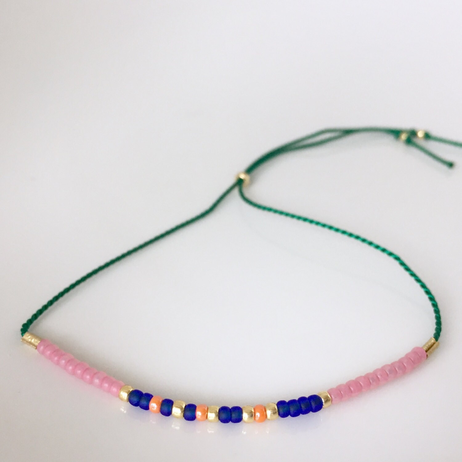 Glauben-Morse-Code-Armband - Grün Glauben-Morse-Code-Armband - Grün von allthesprinklesshop