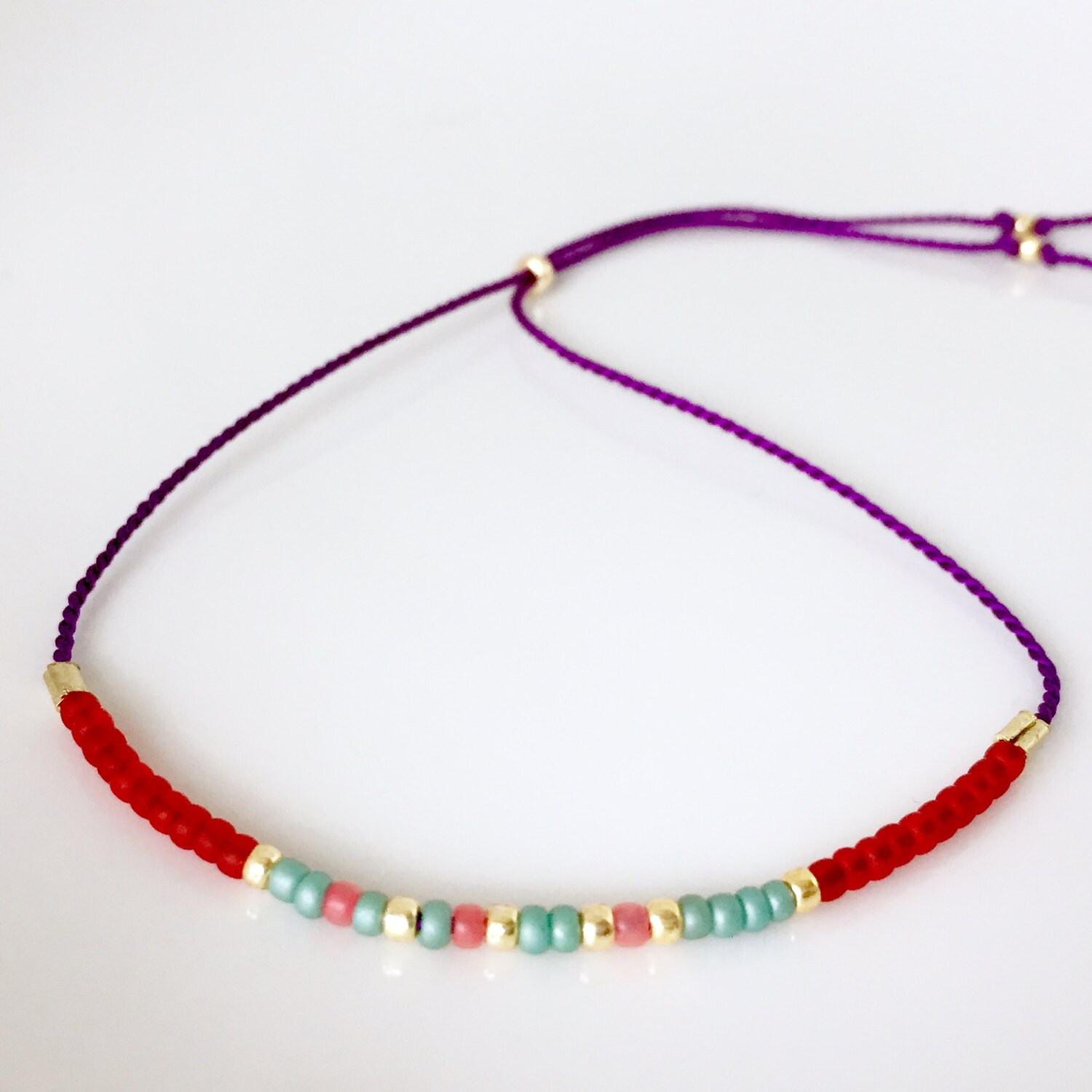 Glauben-Morse-Code-Armband - Lila Glauben-Morse-Code-Armband - Lila von allthesprinklesshop