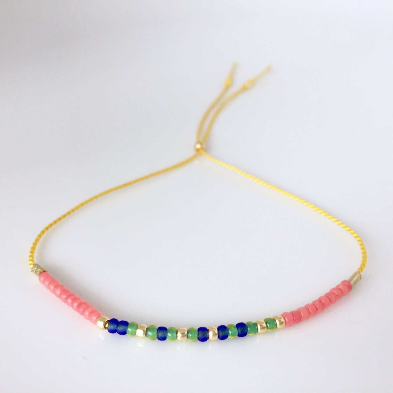 Grace-Morse-Code-Armband - Gelb Grace-Morse-Code-Armband - Gelb von allthesprinklesshop