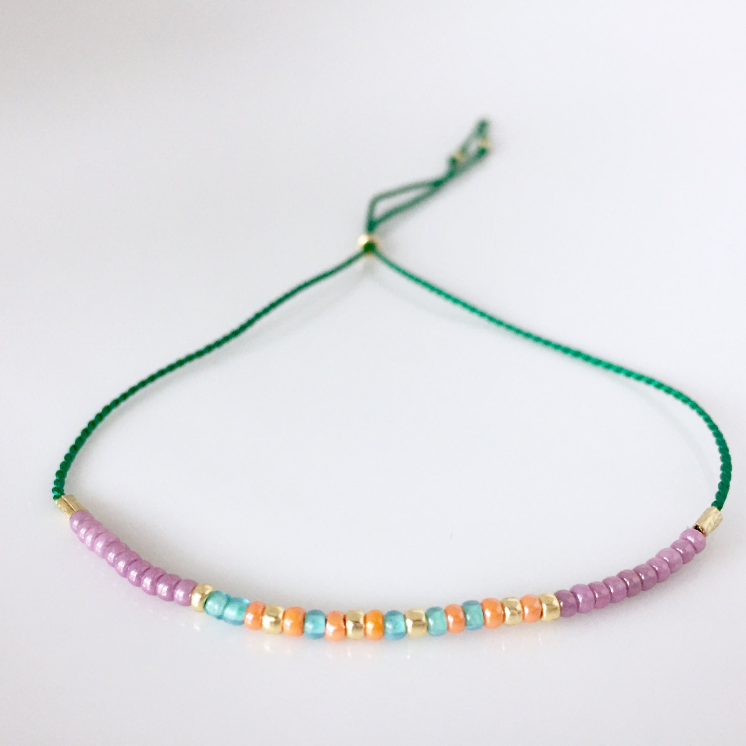 Grace-Morse-Code-Armband - Grün Grace-Morse-Code-Armband - Grün von allthesprinklesshop