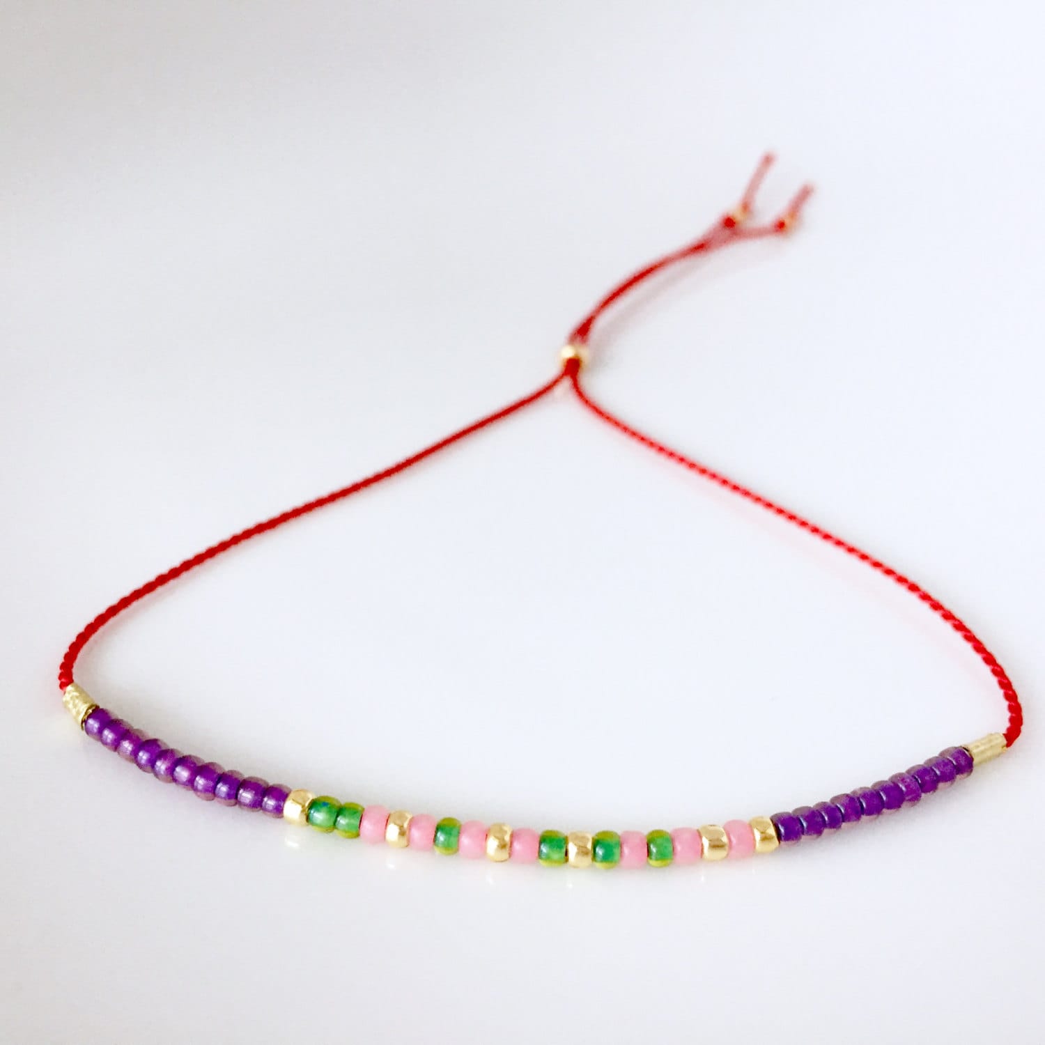 Grace-Morse-Code-Armband - Rot Grace-Morse-Code-Armband - Rot von allthesprinklesshop