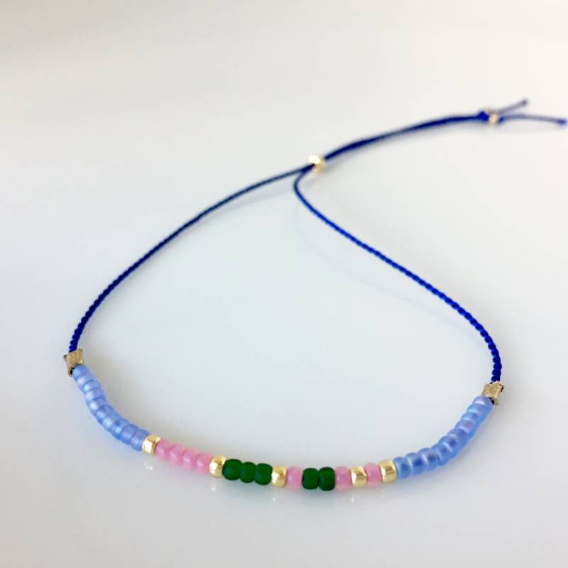 Hoffe Morse-Code Armband - Blau Hoffe Morse-Code Armband - Blau von allthesprinklesshop