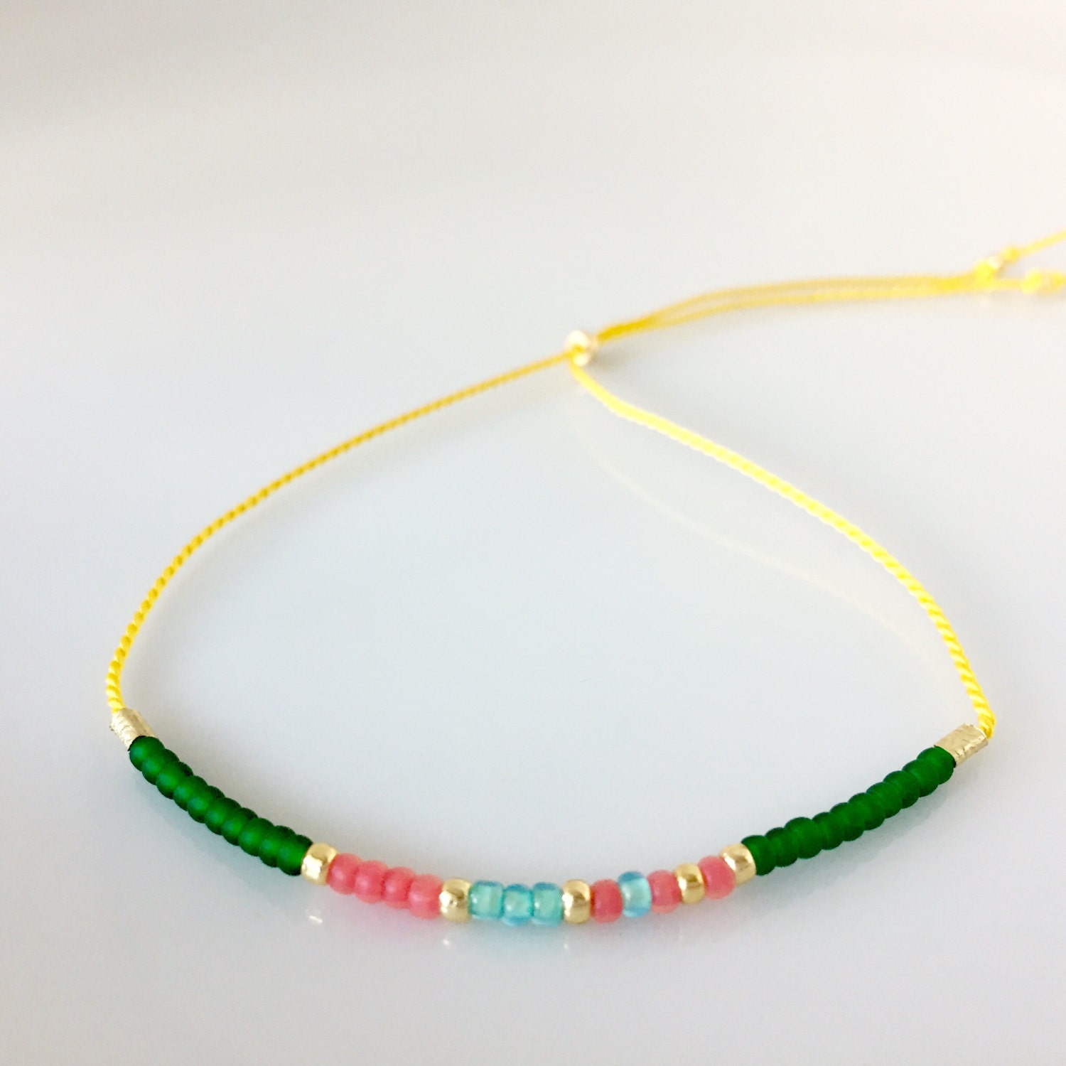 Hoffe Morse-Code Armband - Gelb Hoffe Morse-Code Armband - Gelb von allthesprinklesshop