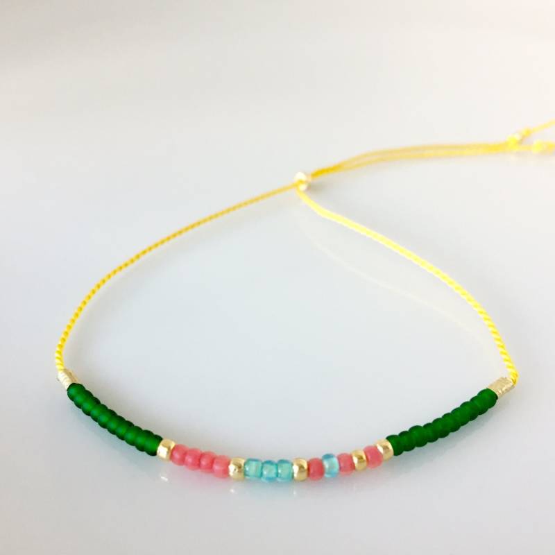Hoffe Morse-Code Armband - Gelb Hoffe Morse-Code Armband - Gelb von allthesprinklesshop