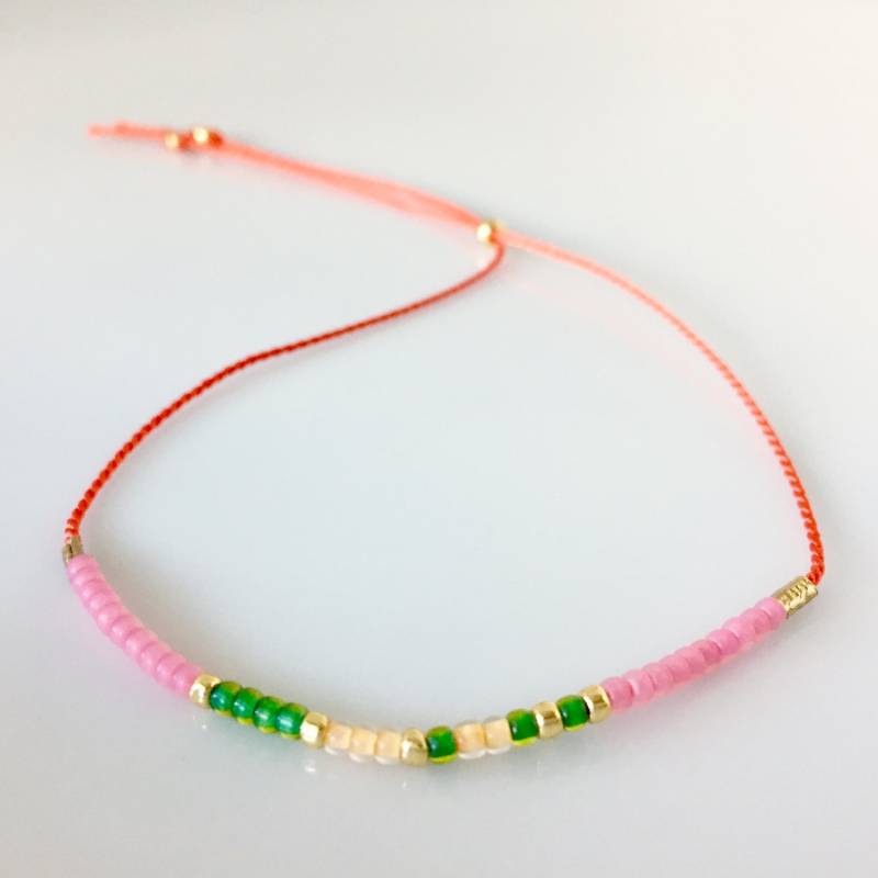 Hoffe Morse-Code Armband - Orange Hoffe Morse-Code Armband - Orange von allthesprinklesshop