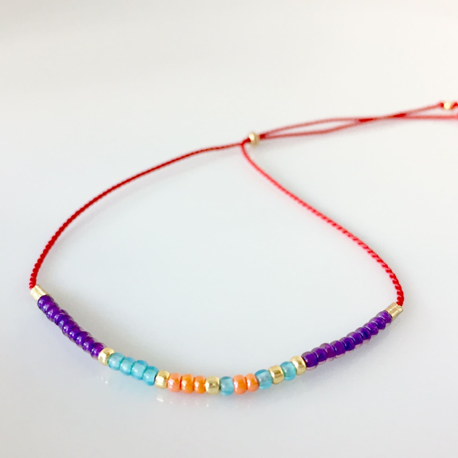 Hoffe Morse-Code Armband - Rot Hoffe Morse-Code Armband - Rot von allthesprinklesshop