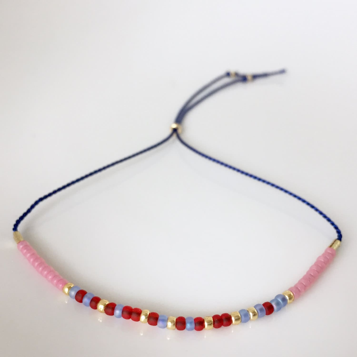 Klarheit Morse-Code Armband - Blau Klarheit Morse-Code Armband - Blau von allthesprinklesshop