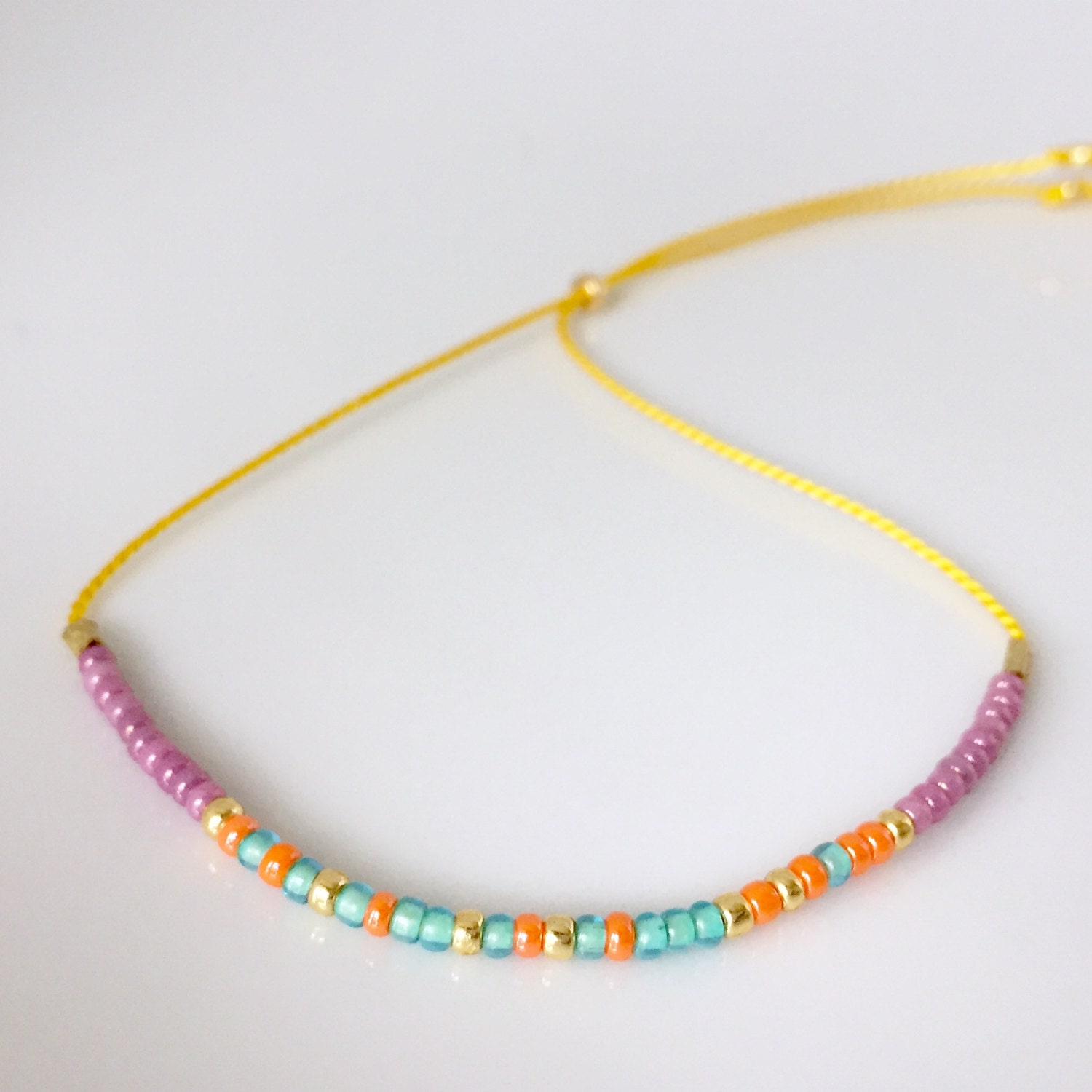 Klarheit Morse-Code Armband - Gelb Klarheit Morse-Code Armband - Gelb von allthesprinklesshop