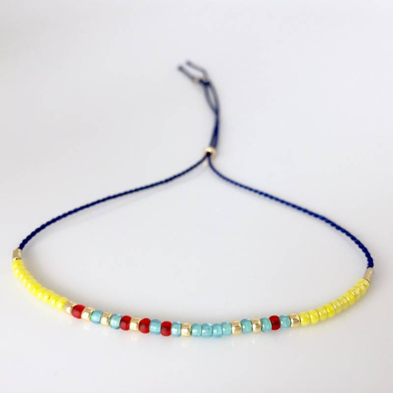 Lehrer-Morse-Code-Armband - Blau Lehrer-Morse-Code-Armband - Blau von allthesprinklesshop
