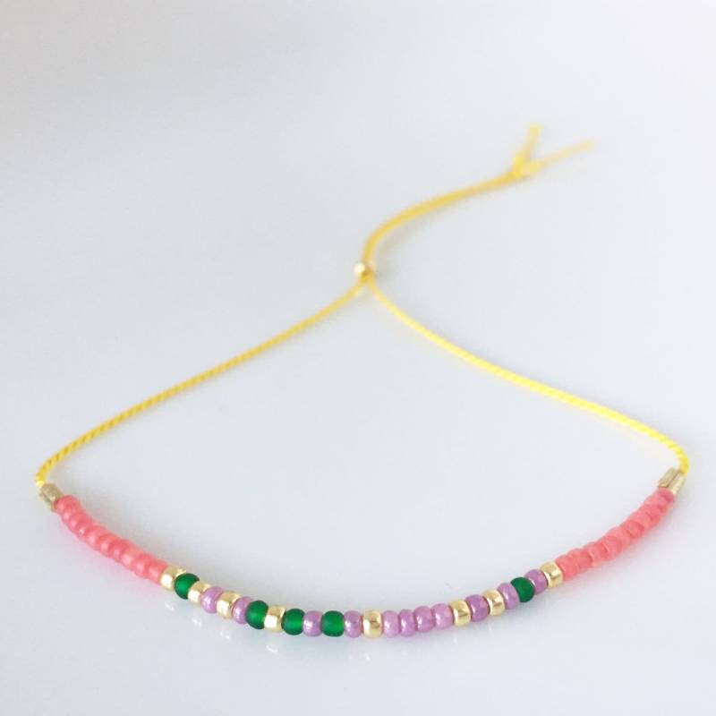 Lehrer-Morse-Code-Armband - Gelb Lehrer-Morse-Code-Armband - Gelb von allthesprinklesshop