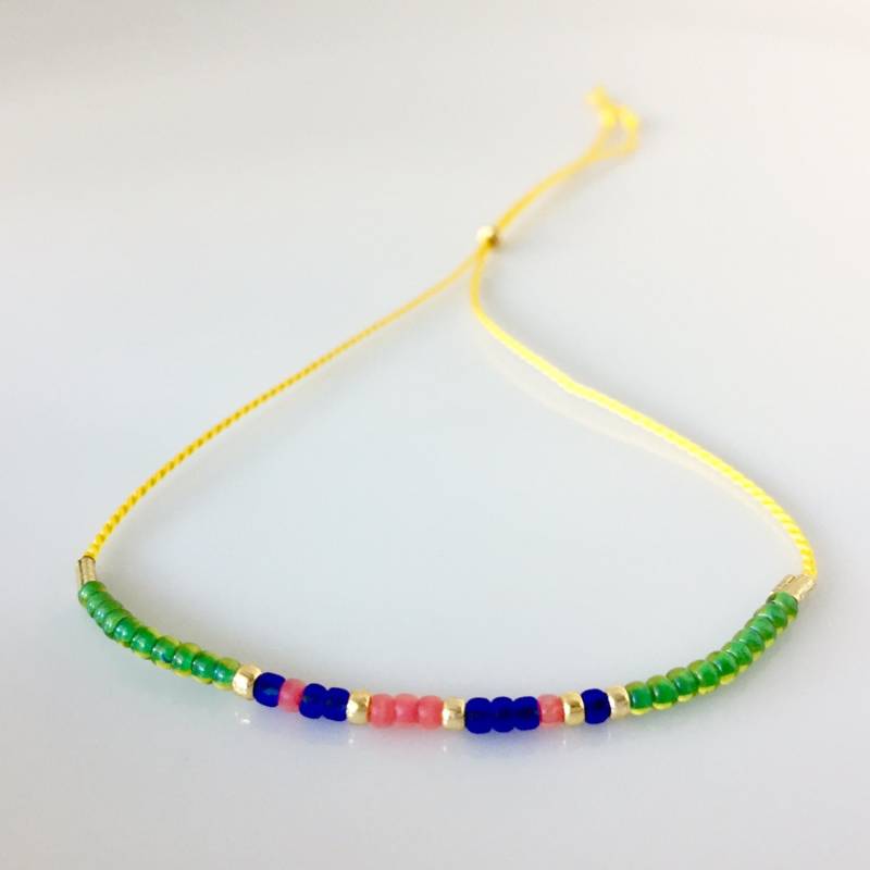 Liebe Morse-Code Armband - Gelb Liebe Morse-Code Armband - Gelb von allthesprinklesshop