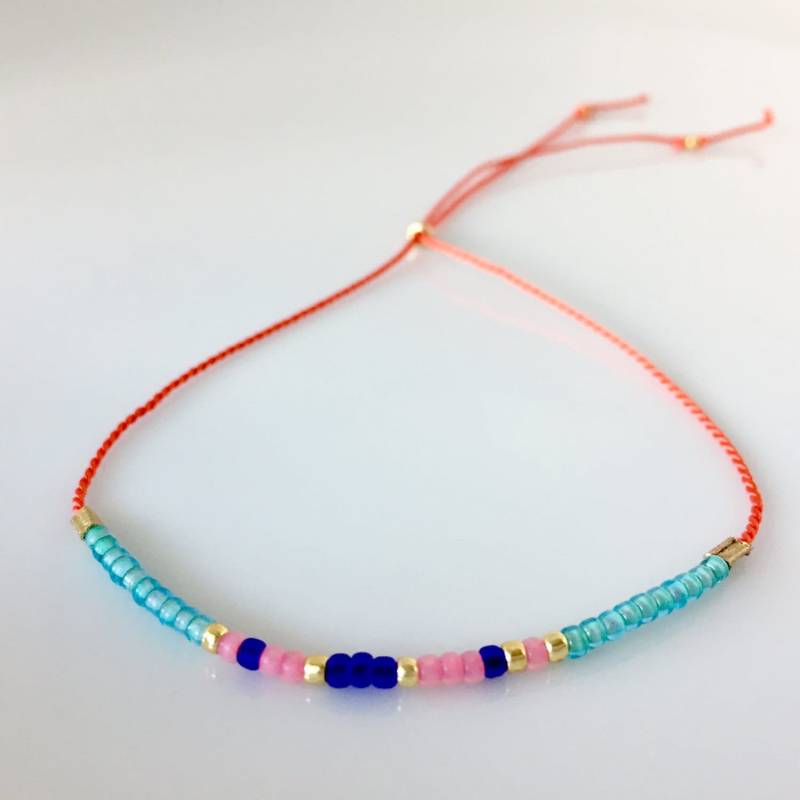 Liebe Morse-Code Armband - Orange Liebe Morse-Code Armband - Orange von allthesprinklesshop