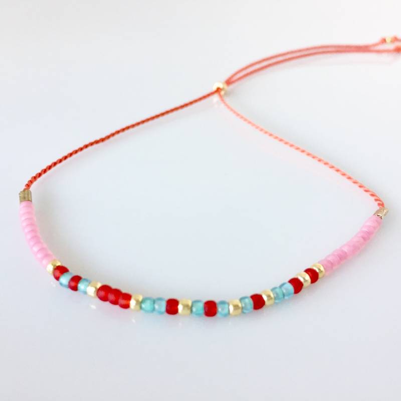 Mut-Morse-Code-Armband - Orange Mut-Morse-Code-Armband - Orange von allthesprinklesshop