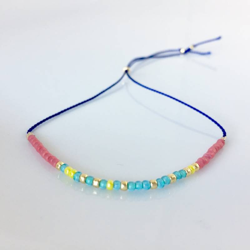 Persist Morse-Code Armband - Blau Persist Morse-Code Armband - Blau von allthesprinklesshop