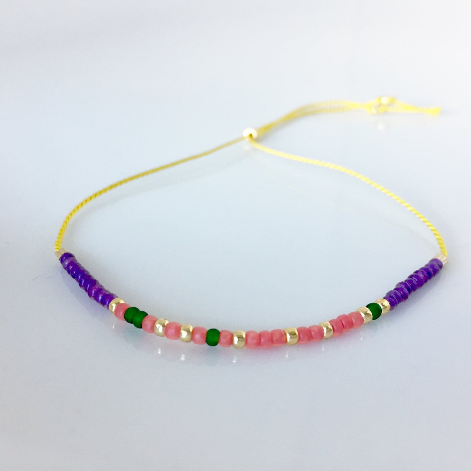 Persist Morse-Code Armband - Gelb Persist Morse-Code Armband - Gelb von allthesprinklesshop