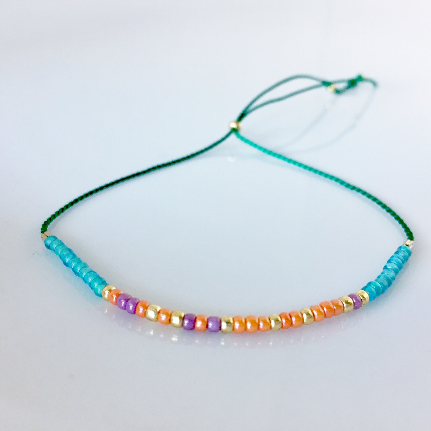 Persist Morse-Code Armband - Grün Persist Morse-Code Armband - Grün von allthesprinklesshop