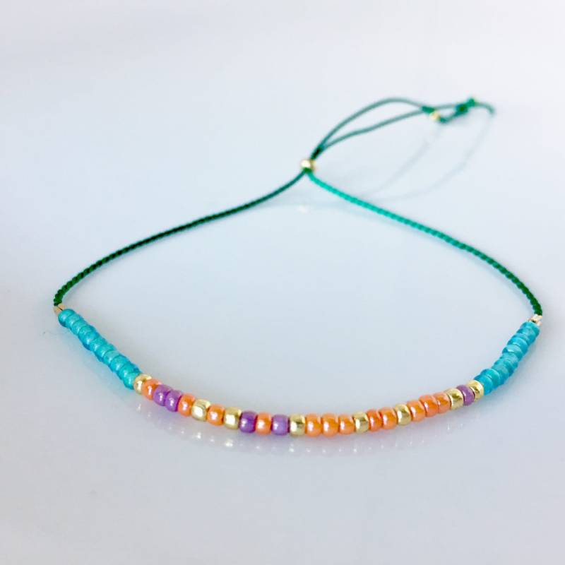 Persist Morse-Code Armband - Grün Persist Morse-Code Armband - Grün von allthesprinklesshop