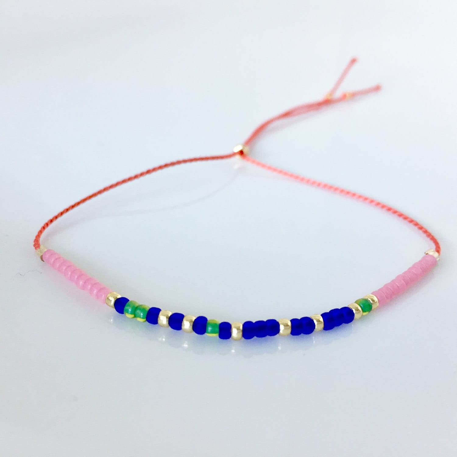 Persist Morse-Code Armband - Orange Persist Morse-Code Armband - Orange von allthesprinklesshop