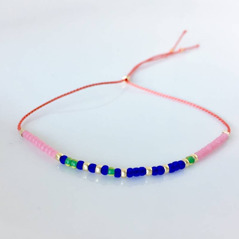 Persist Morse-Code Armband - Orange von allthesprinklesshop