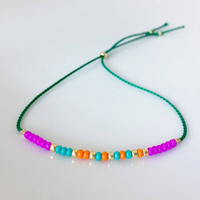 Smart Mini-Morse-Code Armband - Grün Smart Mini-Morse-Code Armband - Grün von allthesprinklesshop