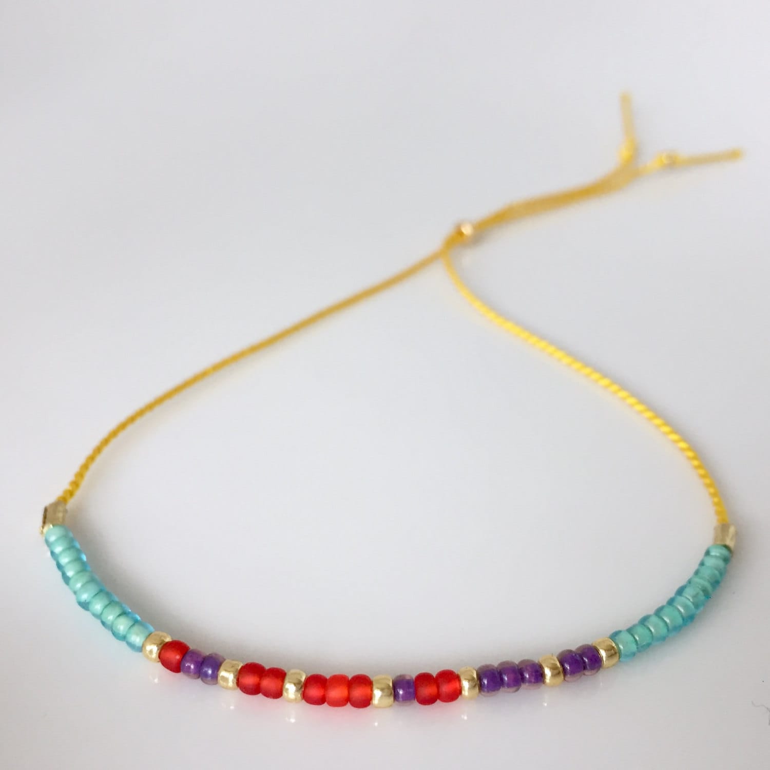 Weisheit Morse-Code Armband - Gelb Weisheit Morse-Code Armband - Gelb von allthesprinklesshop