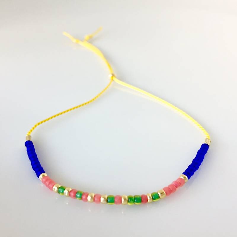 stärke-Morse-Code-Armband - Gelb stärke-Morse-Code-Armband - Gelb von allthesprinklesshop