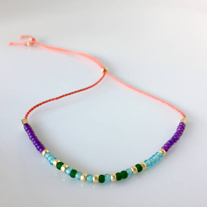 stärke Morsecode Armband - Orange stärke Morsecode Armband - Orange von allthesprinklesshop