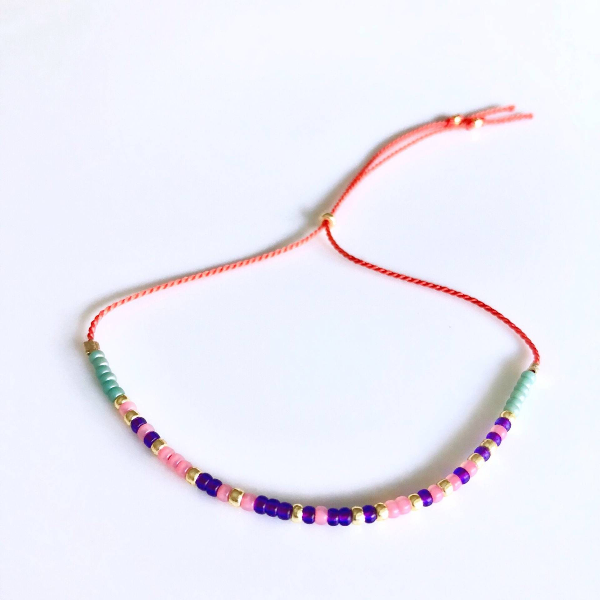 störenfried Morse-Code Armband - Orange störenfried Morse-Code Armband - Orange von allthesprinklesshop