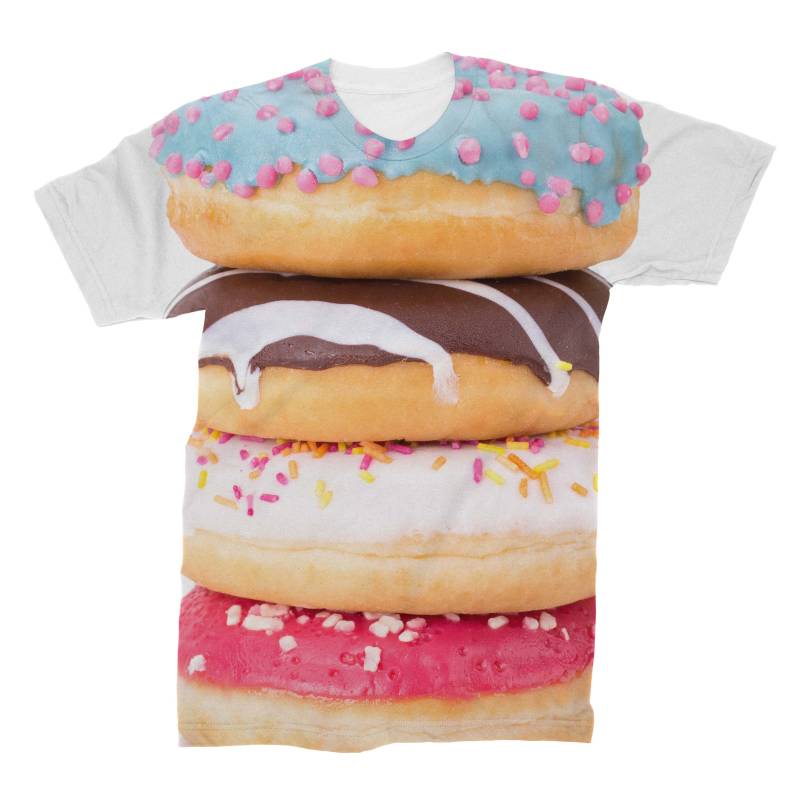 Donut Liebhaber T-Shirt All Over Print Donuts Donut Liebhaber T-Shirt All Over Print Donuts von allthetees