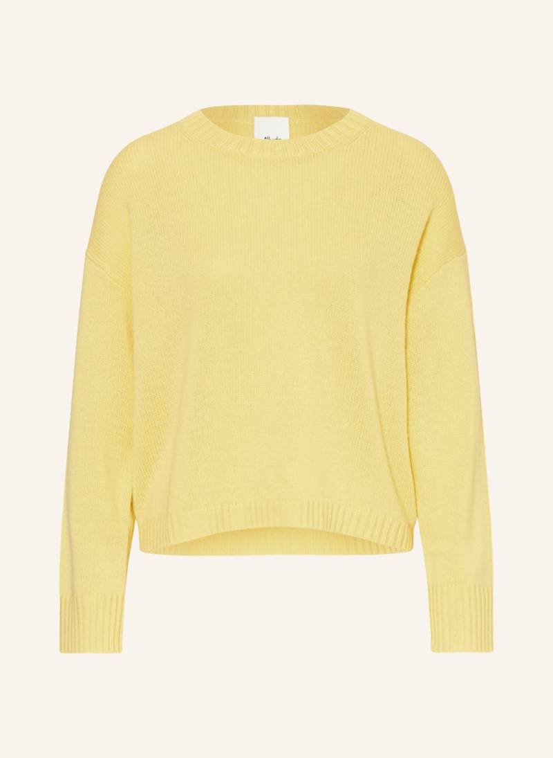 Allude Cashmere-Pullover gelb von allude