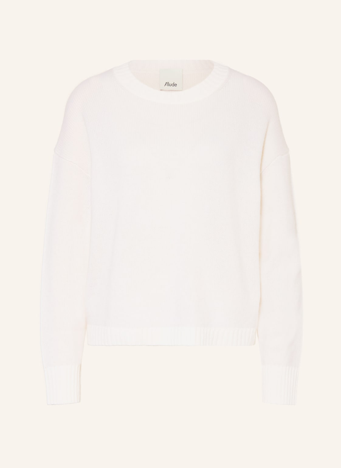 Allude Cashmere-Pullover weiss von allude