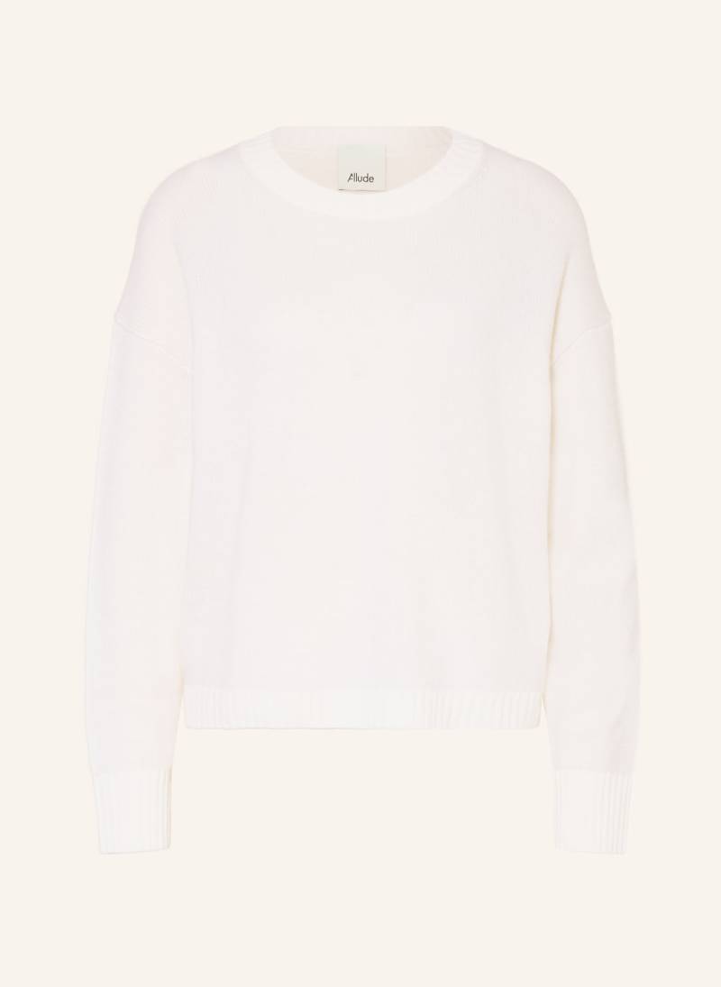 Allude Cashmere-Pullover weiss von allude